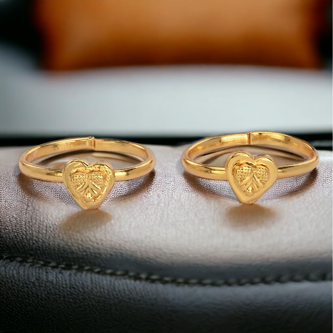 Adjustable Plated Toe Rings - Fashionable Accessories